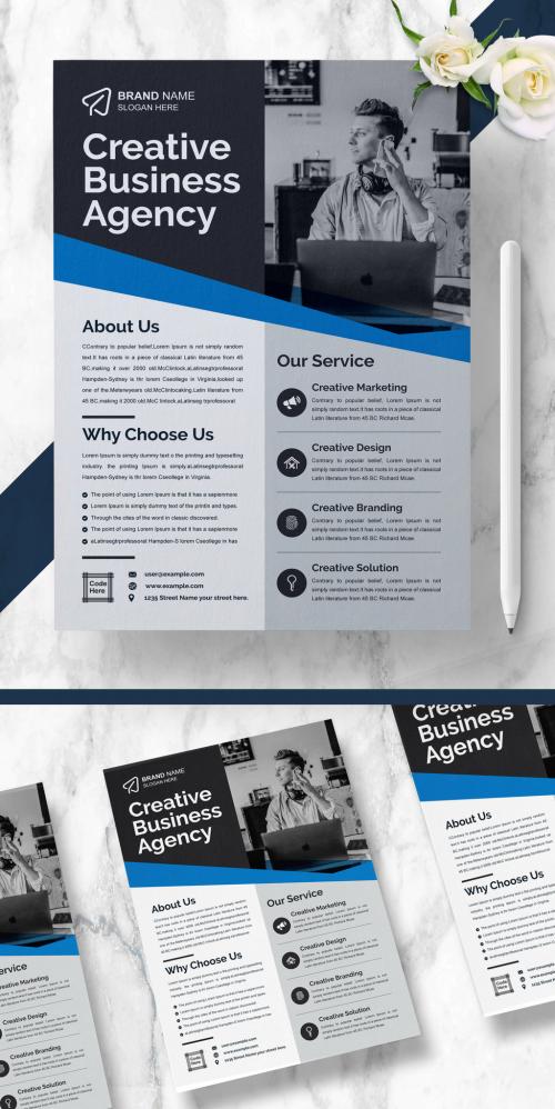 Corporate Agency Flyer - 464333926