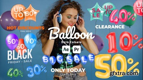 Videohive Balloon Sale Labels 51107989