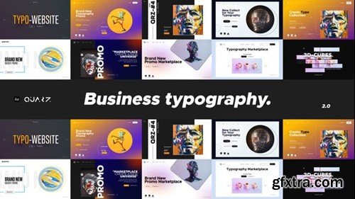 Videohive Website Promo Typography v2 51109326