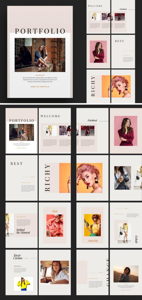 Minimal Fashion Portfolio Layout - 464336357