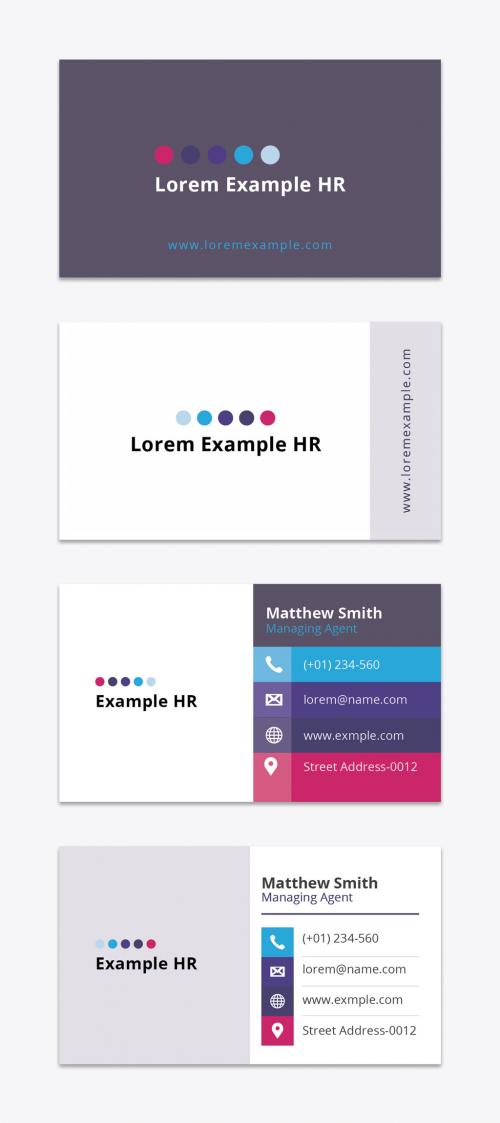 Business Card Layout - 464336837