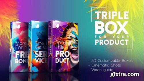 Videohive Triple Box Set for Your Digital Product 51119002