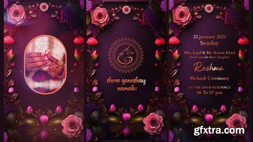 Videohive Indian Wedding Invitation 51106771