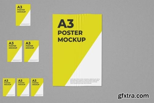 Poster Mockup Collections 15xPSD