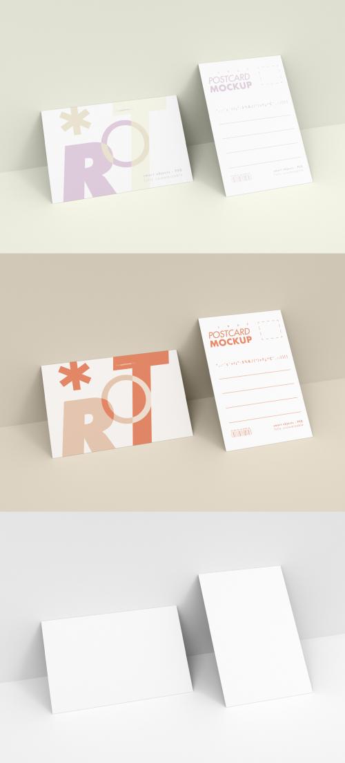 Two Postcards Layout Mockup - 465124338