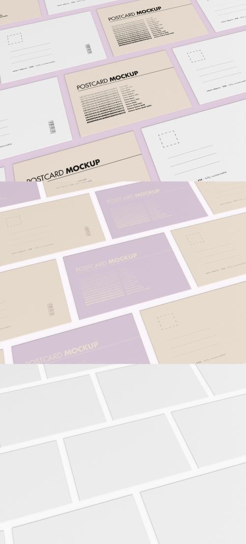 Postcard Mosaic Mockup - 465124350