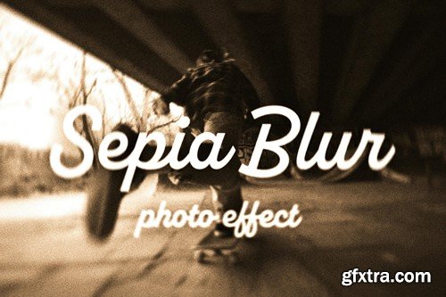 Sepia Blur Photo Effect YCMZ4XH