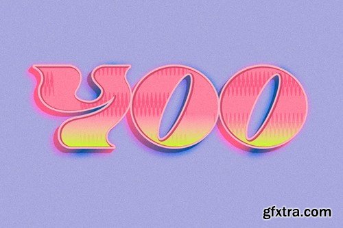 Debossed 3D Pattern Text Effect 4BAUQQ6