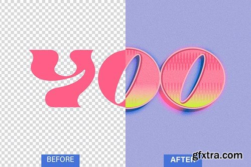 Debossed 3D Pattern Text Effect 4BAUQQ6