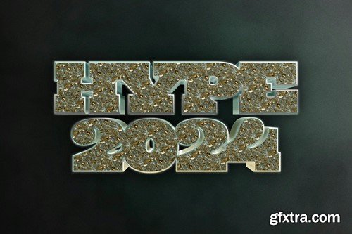 Rich Chrome Text Effect CLQRUBL