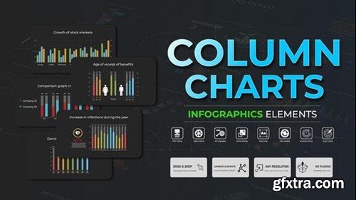 Videohive Infographic - Column Charts 51140216