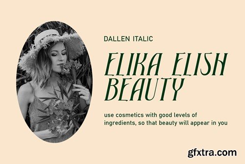 Dallen – Serif Font 6FFED2L