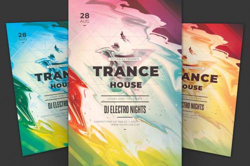 Trance House Flyer