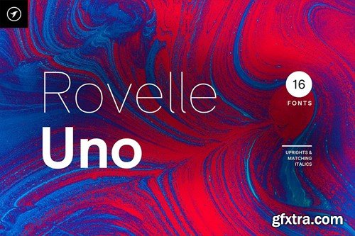 Rovelle Uno - Modern Sans-Serif Font Family 98X8DS2