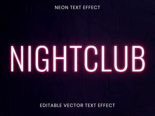 Neon Glow Text Effect Editable Layout - 465401554