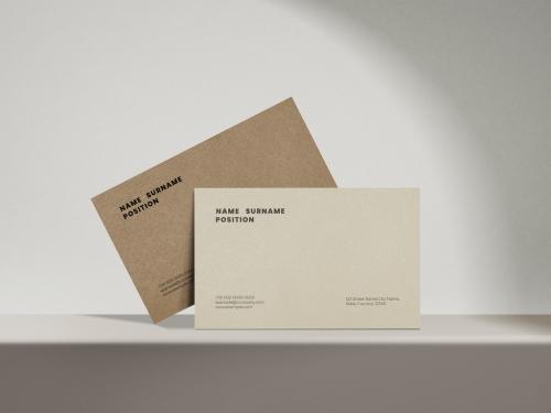 Editable Business Card Mockup - 465401567