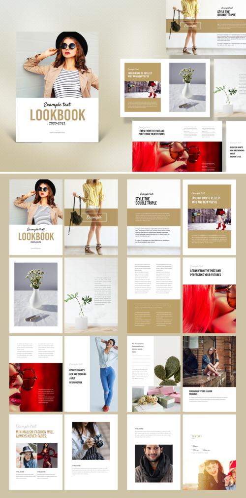 Fashion Look Book Layout - 465445822