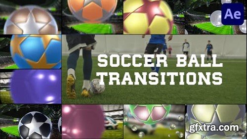 Videohive Soccer Ball Transitions for After Effects 51118339