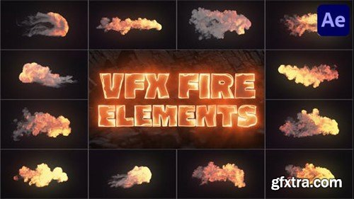 Videohive VFX Fire Elements for After Effects 51093200