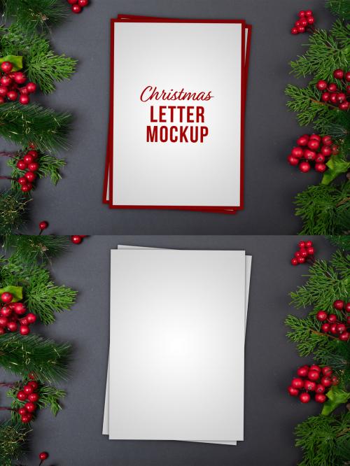 Christmas Letter Mockup - 466042037