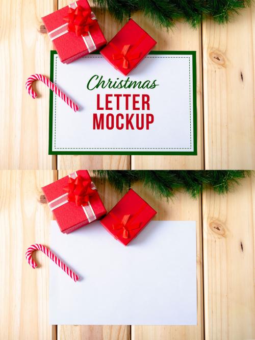 Christmas Letter Mockup - 466042040