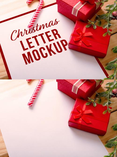 Christmas Letter Mockup - 466042051