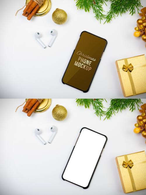 Christmas Phone Mockup - 466042061