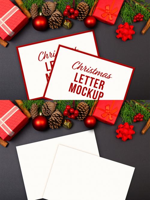 Christmas Letter Mockup - 466042070