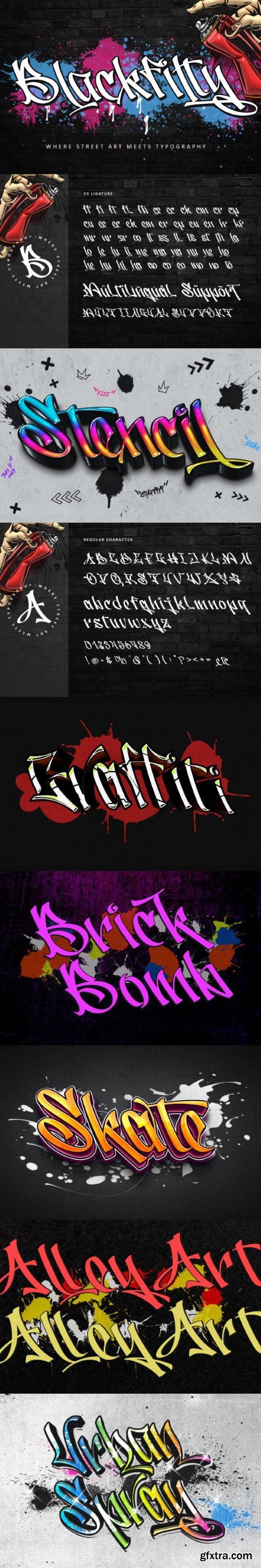 Blackfitty Font