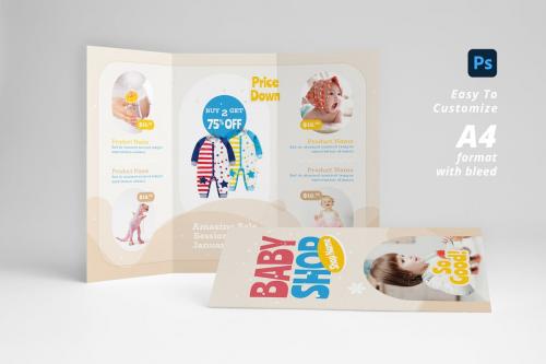 Baby Shop Trifold Brochure