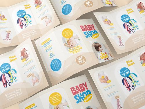 Baby Shop Trifold Brochure