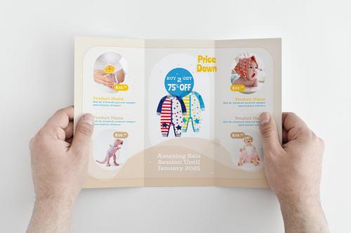 Baby Shop Trifold Brochure