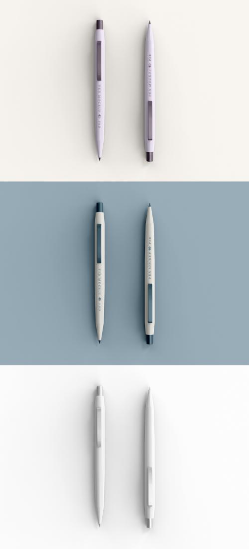 Two Pens Mockup - 466796292