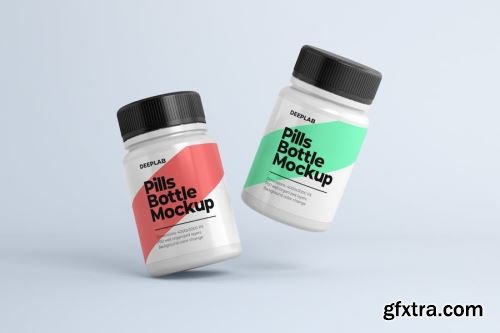 Pills Bottle Mockup Collections #2 14xPSD