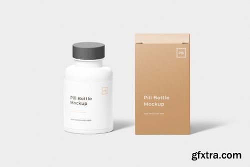 Pills Bottle Mockup Collections #2 14xPSD