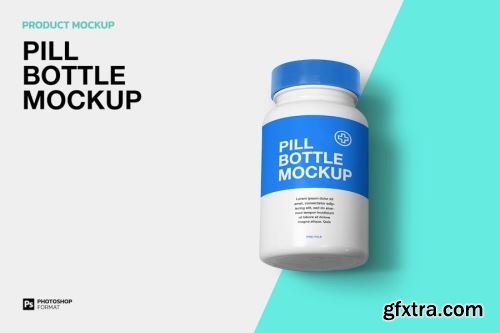 Pills Bottle Mockup Collections #1 12xPSD