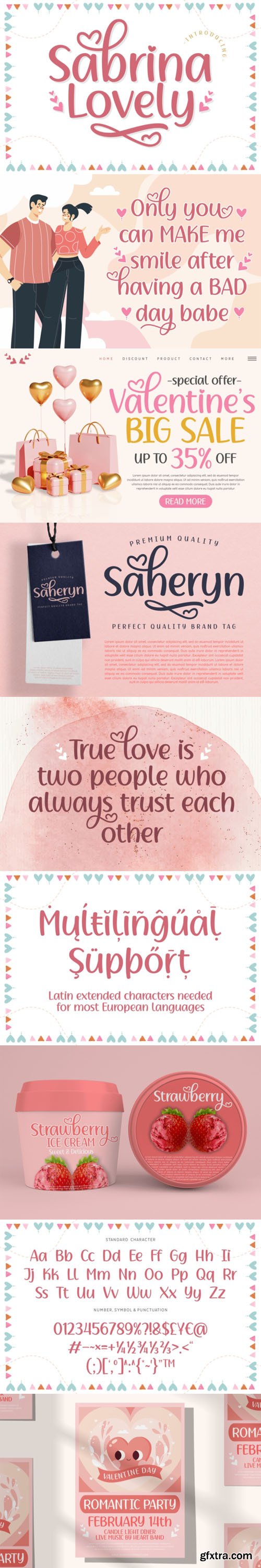 Sabrina Lovely Font