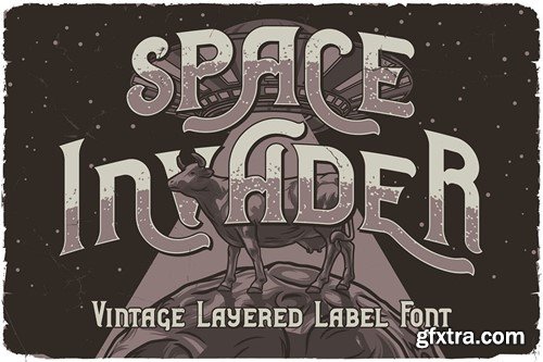 Space Invader Display Font Z2S7RKL