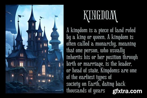 Kingdom - Medieval Sans Typeface ESER2UY