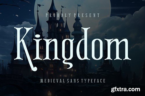 Kingdom - Medieval Sans Typeface ESER2UY