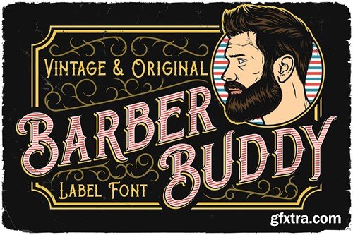 Barber Buddy Display Font R4A3TQZ