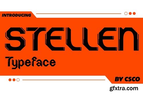 Stellen – Futuristic Font ADFN3JB