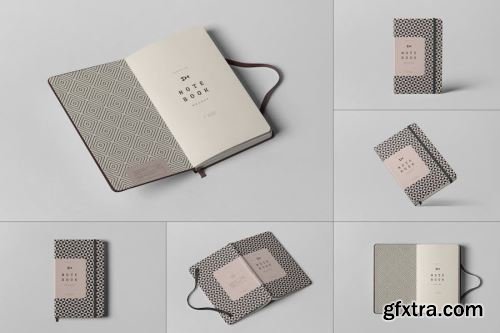 Classic Notebook Mockup Collections 14xPSD