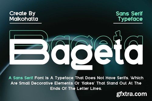 Bageta - Sans Serif Typeface JYW3N4P