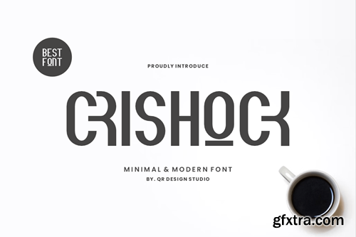 Crishock - Grotesk & Minimal Font 4H3QGPS