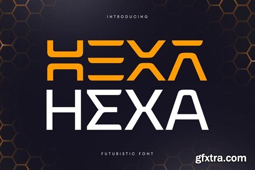 Hexa - Futuristic Font P43VJNT