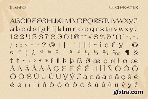 Elmaro – Modern Font RGCU4ED