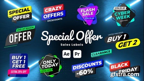 Videohive Special Offer Sale labels 51169430