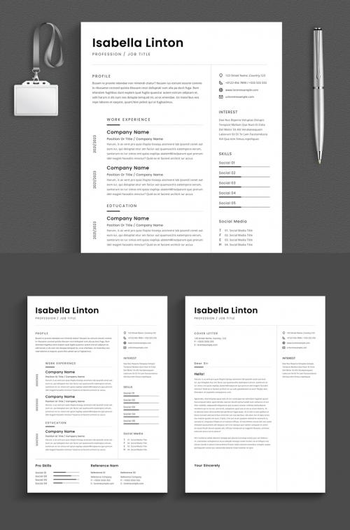 Clean Resume Layout - 467011121