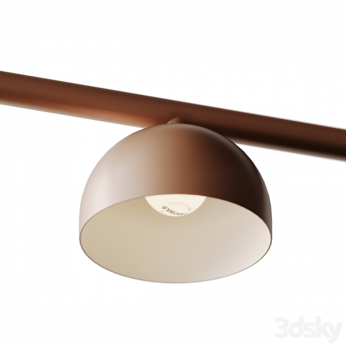 Blush Rail 5 Ceiling Lamp from Northern